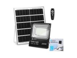 Projetor LED AIGOSTAR IP66 com Painel Solar 200W 6500K