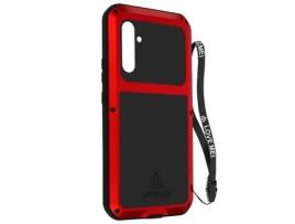 Capa para Samsung Galaxy A34 5G LOVE MEI Anti-Choque Vermelho