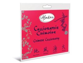 Caderno de Caligrafia Chinesa em Cartões ALADINE