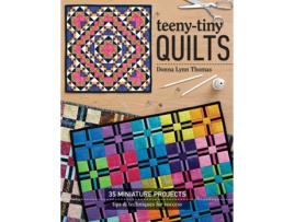 Livro teeny-tiny quilts de donna lynn thomas (inglês)