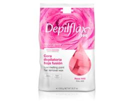 Cera Depilatória Rosa de Baixa Fusão 4Ab 1000 Gr DEPILFLAX