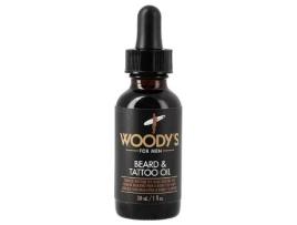 Óleo para barba e tatuagem 30 ml WOODY'S