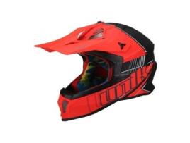 Capacete UNIK Cfx-18 Sparx - Vermelho Fluor - L