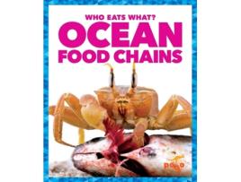 Livro ocean food chains de rebecca pettiford (inglês)