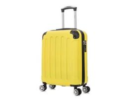 Mala de Cabine RAYKONG Rígida 4 Rodas Amarelo 55X40X20 Cm 44 L