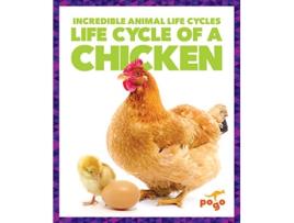 Livro life cycle of a chicken de karen kenney (inglês)