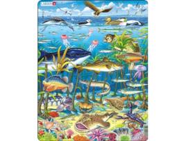 Puzzle LARSEN Maxi La-Fh13 em Forma de 60 Peças Fauna