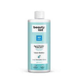 Água Micelar Tudo em 1 Clean Station Beauty List 500 ml