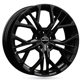 Jante de alumínio gmp matisse s 7.5x18 5x114.3 et38 preto brilhante