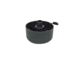 Pé Nivelador Koku Ø50 H27 M10X18 Preto HERRAJES ALK