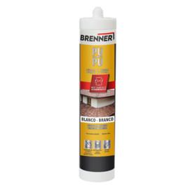 Vedante de poliuretano em tubo de 280 ml branco Brenner