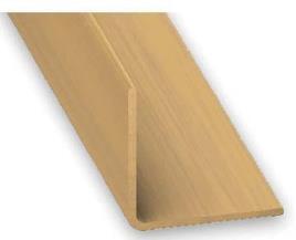 ÂNGULO DE PVC CARVALHO 100 X 3 X 3 cm