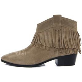 Botins 43452  Castanho Disponível em tamanho para senhora. 36,37.Mulher > Sapatos > Botins