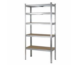 Mbi - rack metálico galvanizado com 5 prateleiras de 875 kg