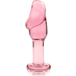 NEBULA SERIES BY IBIZA? - MODELO 6 PLUG ANAL VIDRO BOROSILICADO 12,5 X 4 CM ROSA
