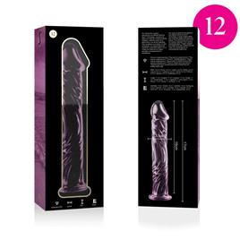 NEBULA SERIES BY IBIZA? - MODELO 12 DILDO VIDRO BOROSILICADO 17 X 3,5 CM ROSA