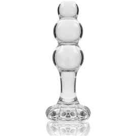 NEBULA SERIES BY IBIZA? - MODELO 1 PLUG ANAL VIDRO BOROSILICADO 10,7 X 3 CM TRANSPARENTE