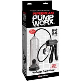 PUMP WORX - BOMBA DE POTÊNCIA PRO-GAUGE TRANSPARENTE