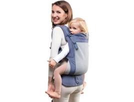 Mochila porta-bebês para crianças mais velhas BECO Toddler Assento extra largo, ergonômico, de 9 a 27 kg, para uso frontal ou traseiro, cinza escuro legal