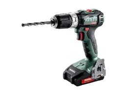 METABO Sb 18 L Bl Furadeira/Parafusadeira De Impacto Sem Fio 18V 2X Íon De Lítio; Carregador Sc 30; METABOx 145