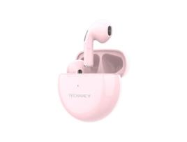 Auriculares TECHANCY Tws Rosa Bluetooth 5