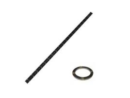 Rolo 5M /25M Dobradiça para Piano Acabamento Preto Rolo 25 Metros Dobradiça para Piano 20X0,7Mm DUVER