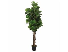 Figueira-Lira Artificial 232 Folhas 180 Cm Verde VIDAXL