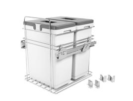 Módulo Lixeira Kombi M450 2X30Lts VIBO