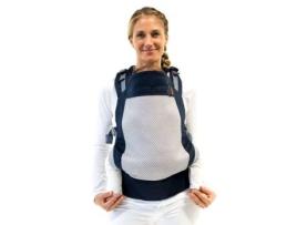 Mochila porta-bebês para crianças maiores BECO Assento extra largo para crianças, ergonômico, de 9 a 27 kg, para uso frontal ou traseiro, Cool Navy