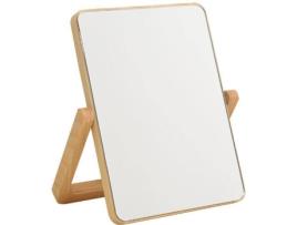 Espelho de Mesa EASTVAPS Moldura de Madeira (17.5 x 12.5 cm)