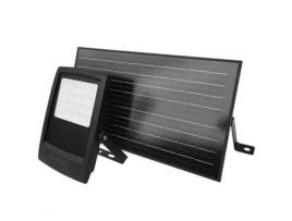 Projetor Solar 150W ELEDCO Sensor de Movimento Luz Fría 6000K Controle Remoto Grande Autonomia