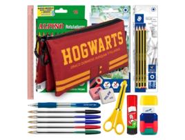 COLEPACK Harry Potter Estojo Triplo com Material Escolar Incluído