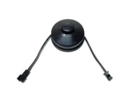 Interruptor de pé com botão preto TIMPEKS