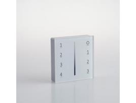 Wallpad Rf 24G para Controle de Dimmer de 4 Zonas e 1 Canal