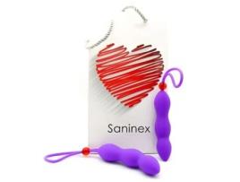 Plug Anal SANINEX SEXTOYS Climax Com Anel De Pênis (Roxo)