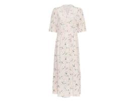 Vestido de Mulher MOSS COPENHAGEN Tenya Lyvia Aop Branco (S)