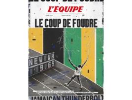 Cartaz de Digigrafia PLAKAT L'Equipe Bolt