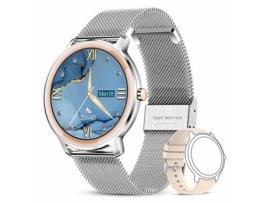 Smartwatch LUXURYWATCH R18 plata