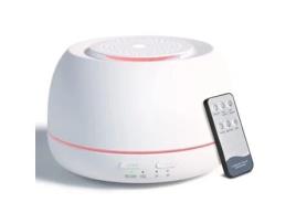 Difusor de Aromas VANJL 300Ml Recarregável Usb Humidificador Branco Controle Remoto