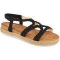 Buonarotti  Sandálias 1AF-1207  Preto Disponível em tamanho para senhora. 38,39.Mulher > Calçasdos > Sandálias e rasteirinhas