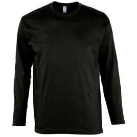 T-shirt mangas compridas MONARCH COLORS MEN  Preto Disponível em tamanho para homem. EU XXL,EU S,EU M,EU L,EU XL,EU 3XL,EU 4XL,EU 5XL.Homem > Roupas > T-shirt mangas compridas