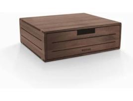 Suporte para Monitor com Gavetas WOODSAKA 3Line Nogueira Pequeno (26.1x22.5x8.8 cm)