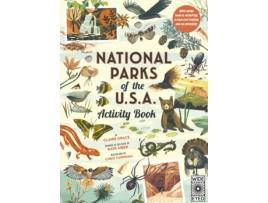 Livro national parks of the usa: activity book de kate siber,claire grace (inglês)