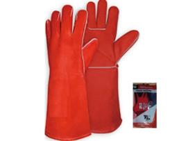 Luva Soldadora Vermelha Blister 40Cm T-9 JOVIT