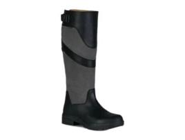 Botas à Prova de Água de Mulher para Equitação HORZE Campanha Waterford Preto (39)