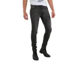 Calças de Homem DEELUXE Justas Carlos Ganga Preto (29x32)