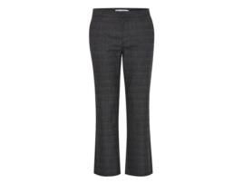 Calças de Mulher PULZ JEANS Fogo Bindy Check Cinzento (42)