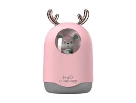 Humidificador VANJL Versão Da Bateria 300 Ml Difusor de Óleo Essencial de Aroma Rosa