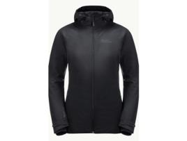 Impermeável de Mulher JACK WOLFSKIN Glaabach Preto (2XL)