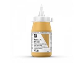 Pintura Acrílica Vallejo Studio 500 Ml (21 Amarelo Nápoles)